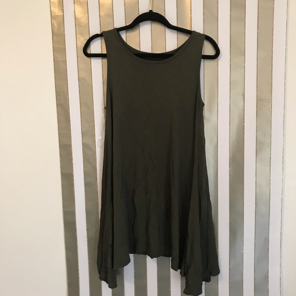 Olive green dress